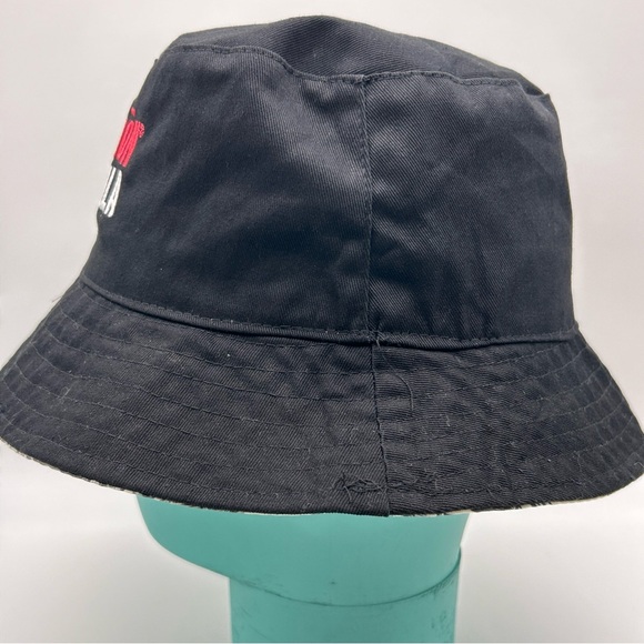 Espolon Tequila Reversible Black Bucket Hat Skeletons Graphic All Over Print - Picture 14 of 15